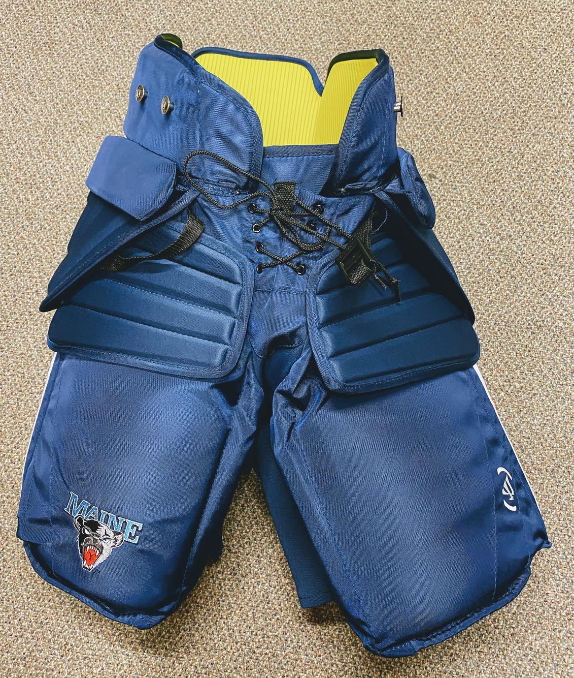 Warrior custom Maine Pro Hockey Goalie Pants MEDIUM *WORN ONE TIME