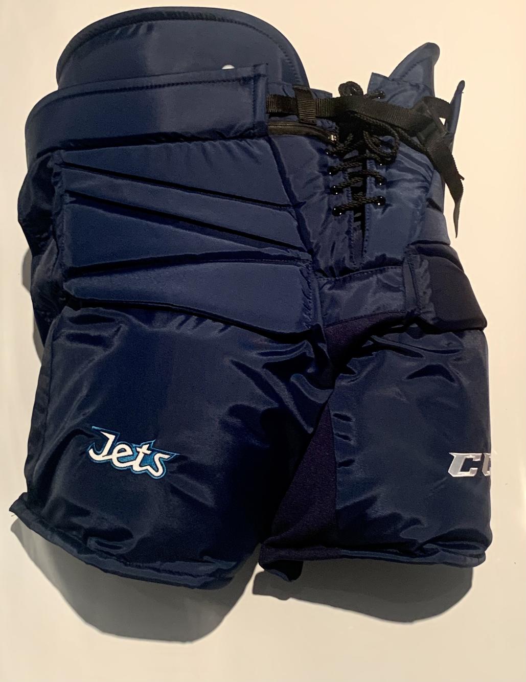 New! Winnipeg Jets Senior Large CCM Goalie Pants Pro Stock SidelineSwap