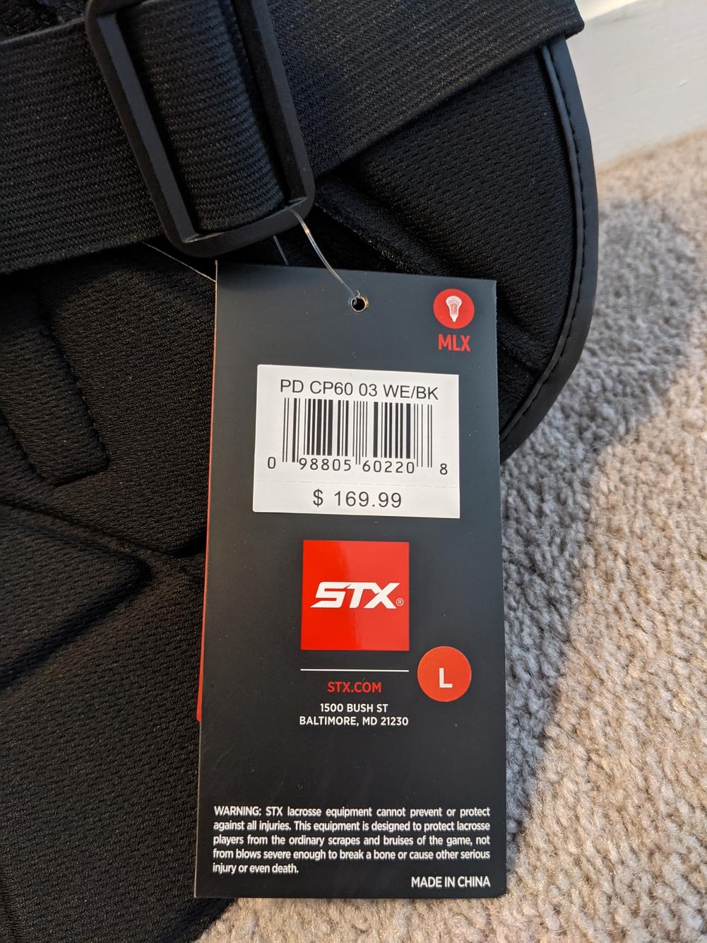 New Adult Large STX Shield 600 Chest Protector SidelineSwap