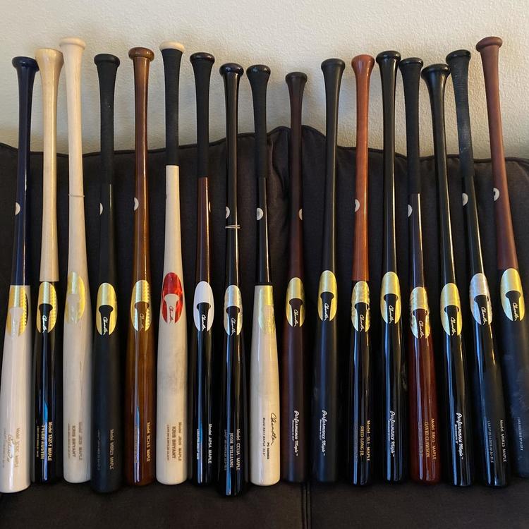 Custom Chandler Bats Some 33.5/30.5 mainly 34/31 SidelineSwap