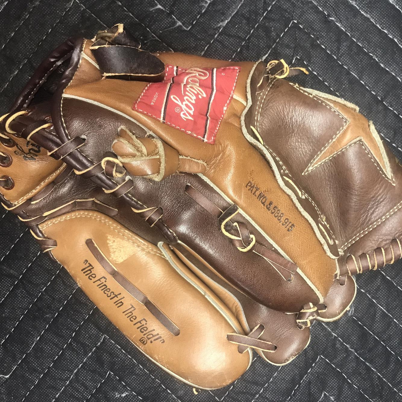 Rawlings Vintage Joe Rudi Brown Infield VINTAGE 11" Baseball Glove