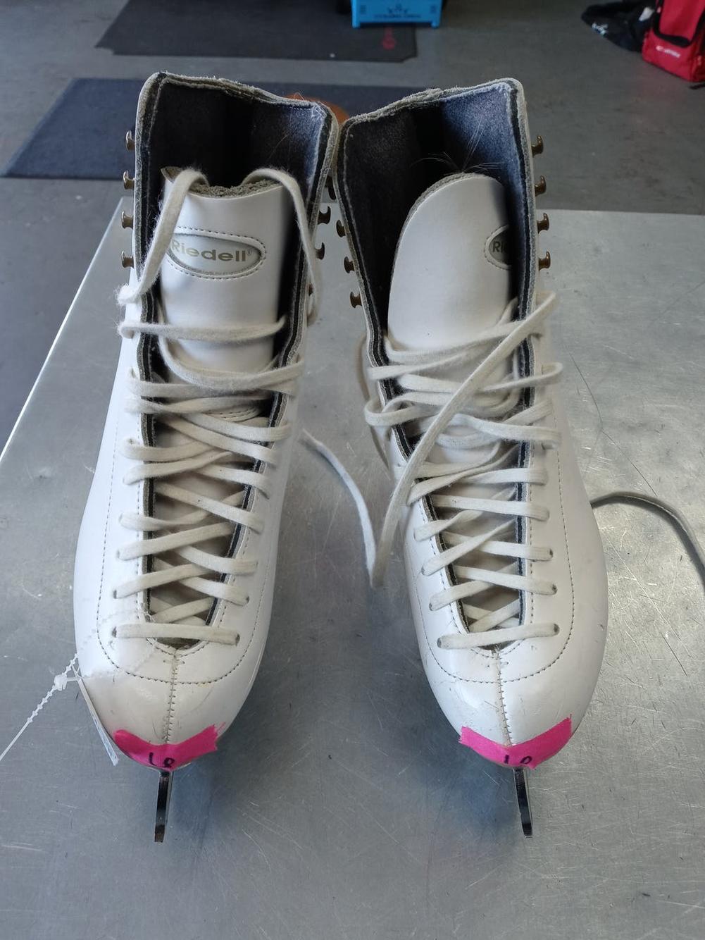 Used Riedell Figure Skates Senior 6 Ice Skates Womens Figure Skates