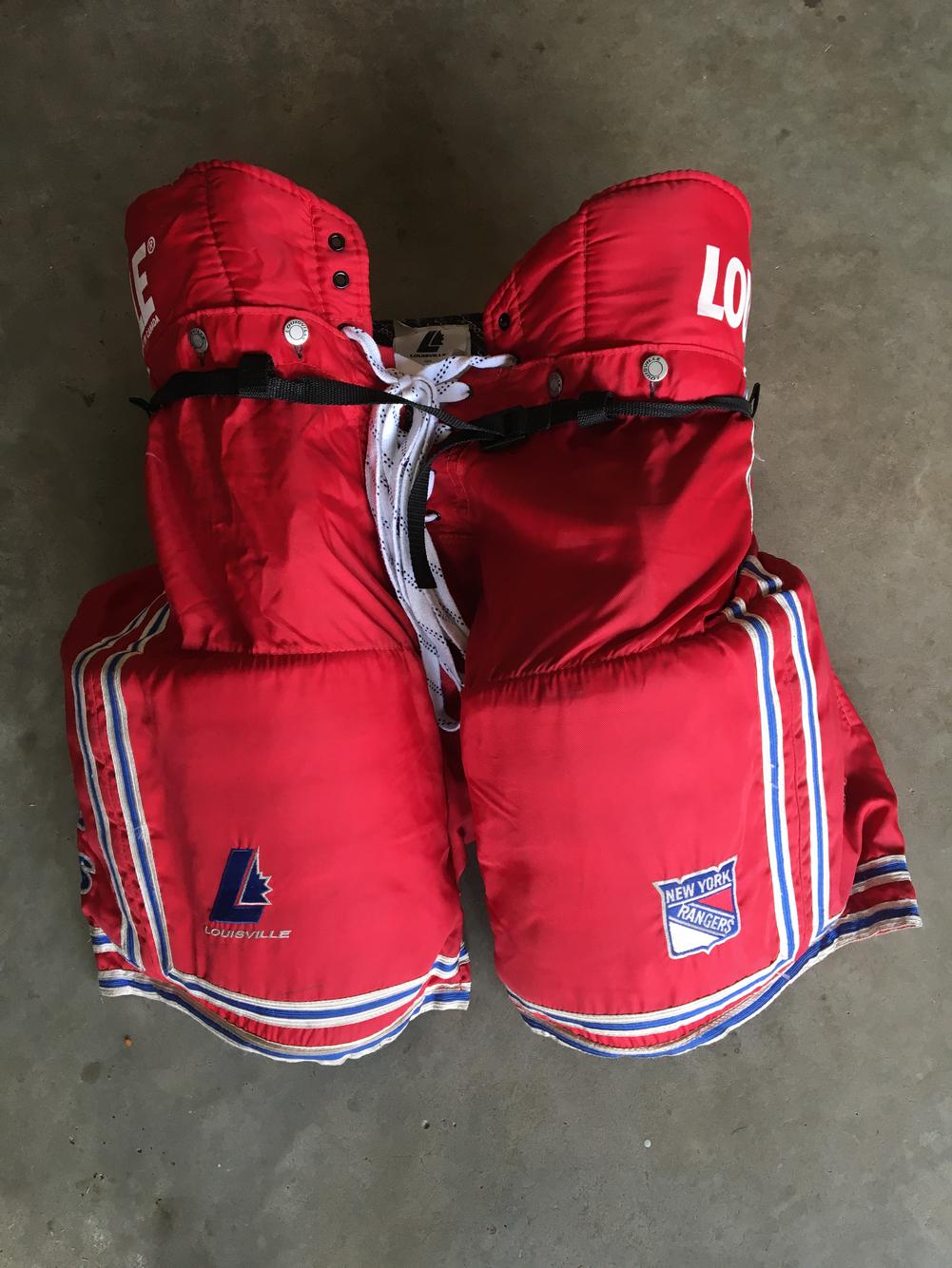 New York Rangers Pro Stock Louisville TPS Hockey Pants Made in Canada