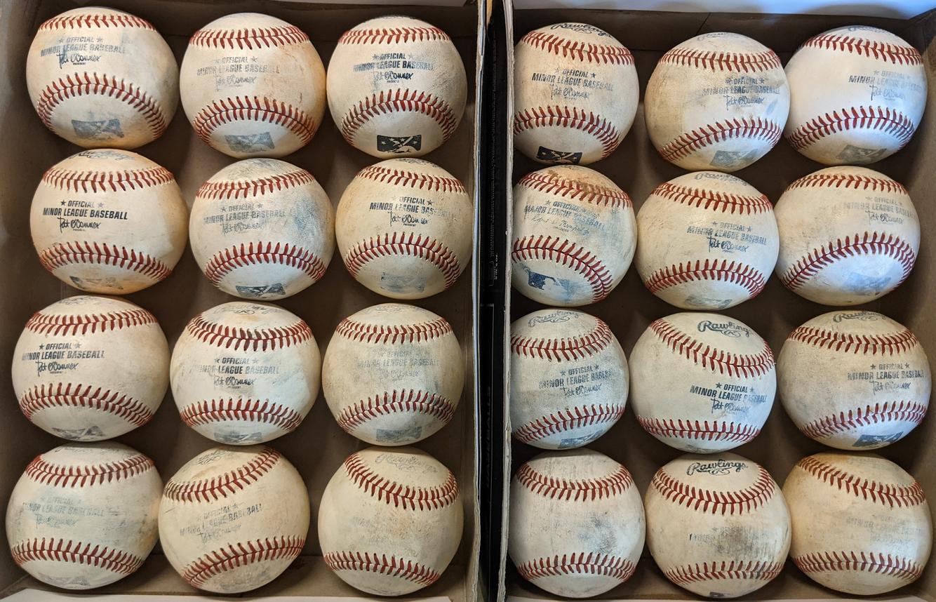 Used Rawlings Baseballs 24 Pack (2 Dozen) MLB/MILB SidelineSwap