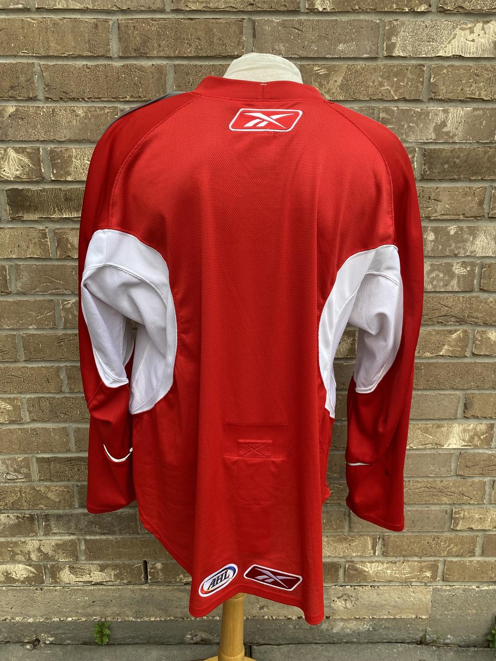 RBK Edge WBS PENGUINS Pro Stock Practice Size 56 Jersey RED 8828