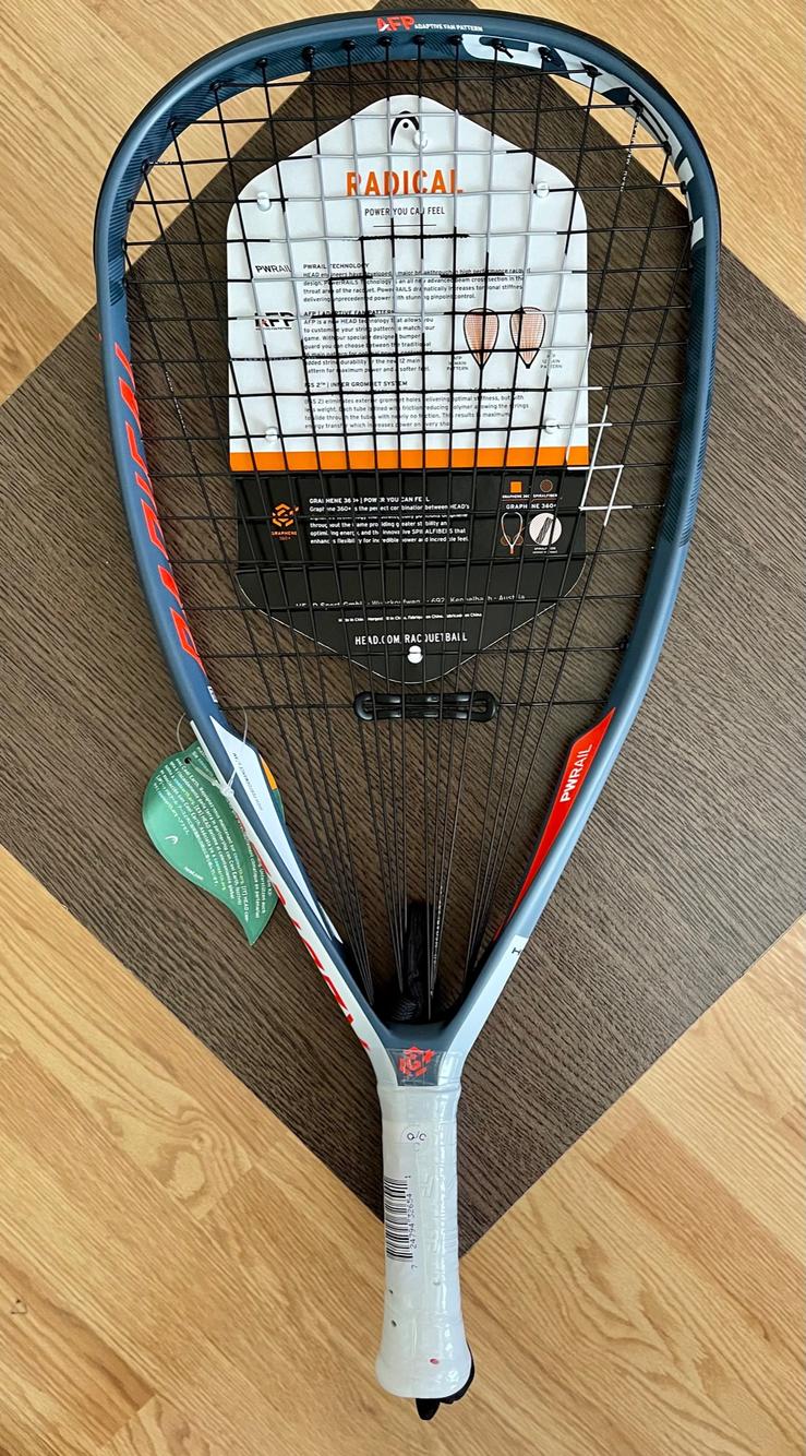 New HEAD Graphene+ Radical 170 Racquetball Racquet SidelineSwap