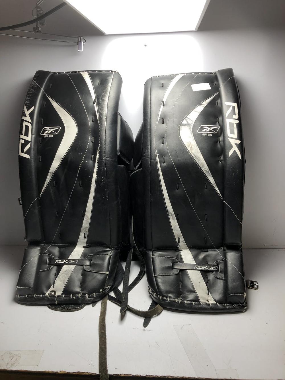 Used Reebok 6k Ice Hockey Goalie Leg Pads SidelineSwap