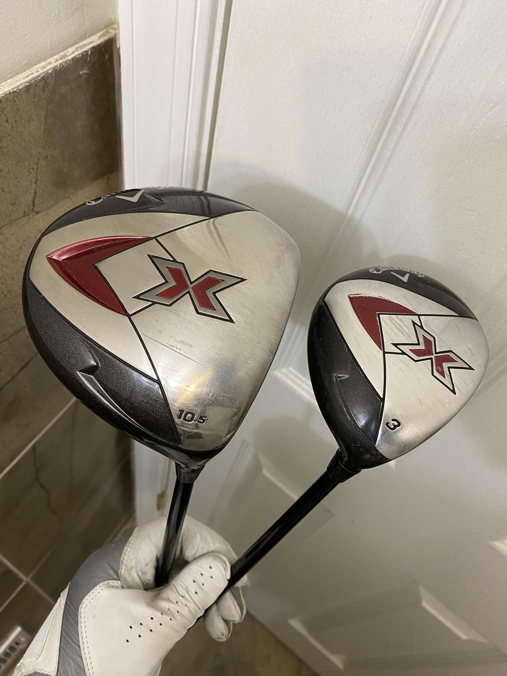 Callaway X Driver 10.5 & 3 Fairwaywood 15* Regular Flex Right Handed | SidelineSwap