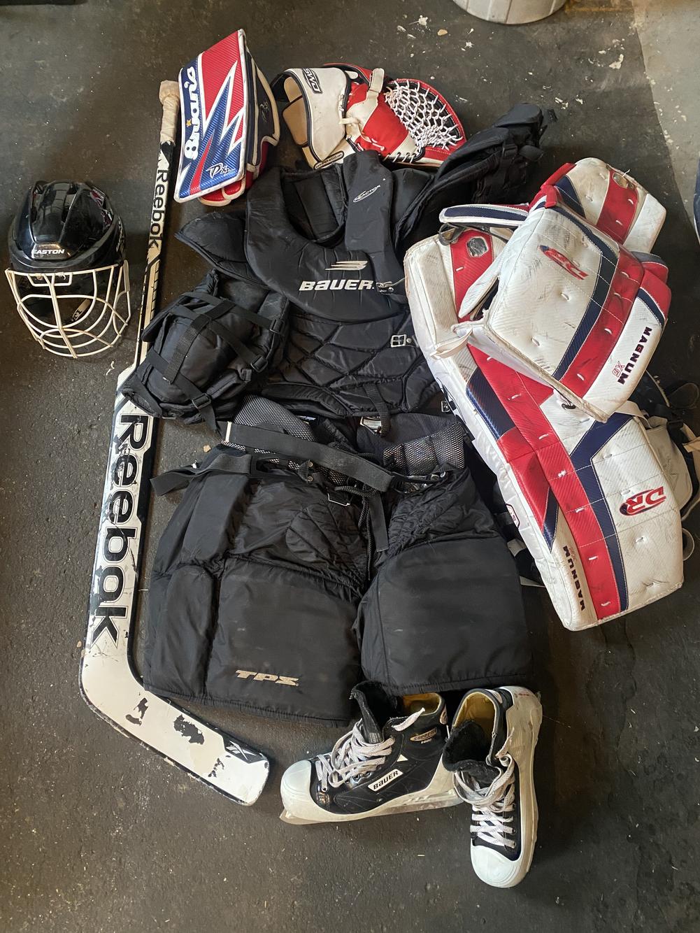 Used Bauer Regular Goalie Full Set SidelineSwap
