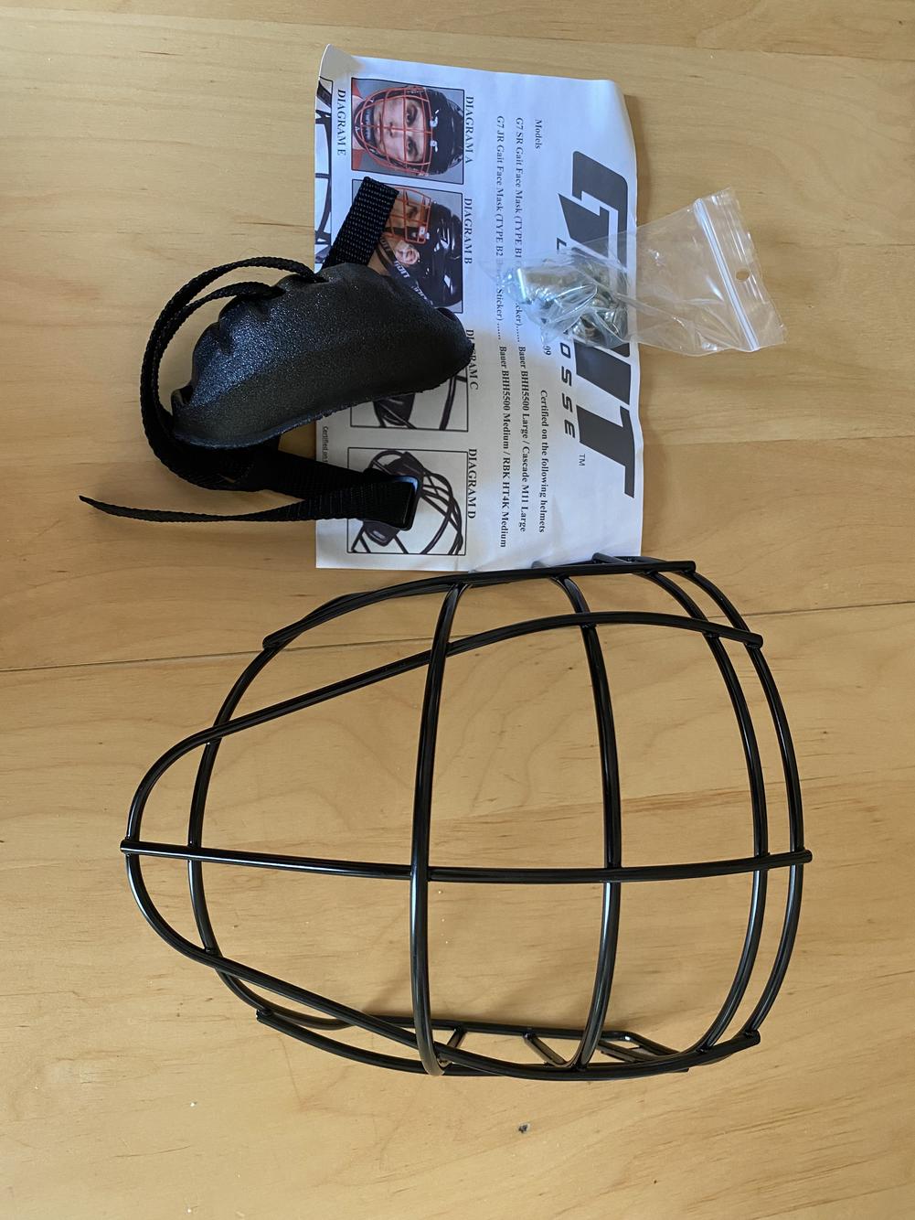 New Gait Box Lacrosse Face Mask SidelineSwap