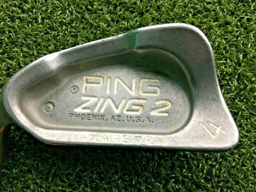 Ping Zing 2 Green Dot 4 Iron / LH / Stiff Steel 38.5" / Nice Grip