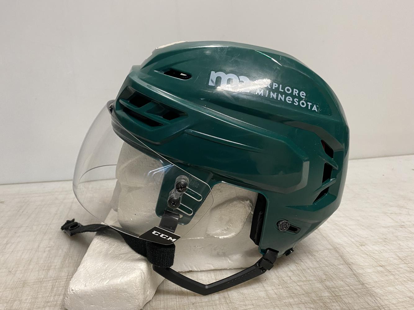 CCM Tacks 710 Pro Stock Hockey Helmet Medium Green CCM Visor 8264