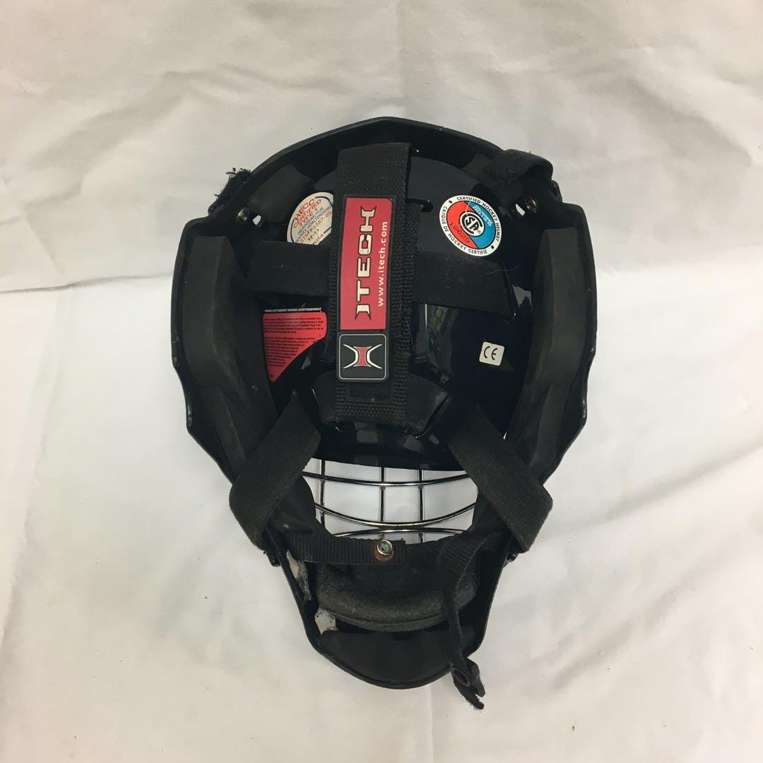 Used Itech Hockey Goalie Helmet Jr Osfm Ice Hockey Goalie Helmets & Masks SidelineSwap