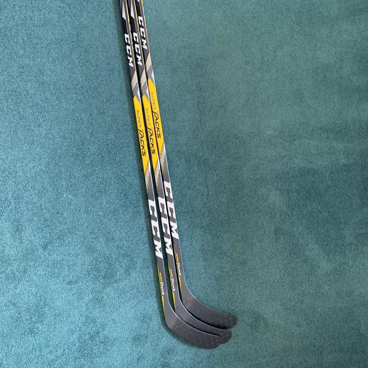 3 Pack CCM Pro Stock Supertacks Hockey Sticks Right SidelineSwap