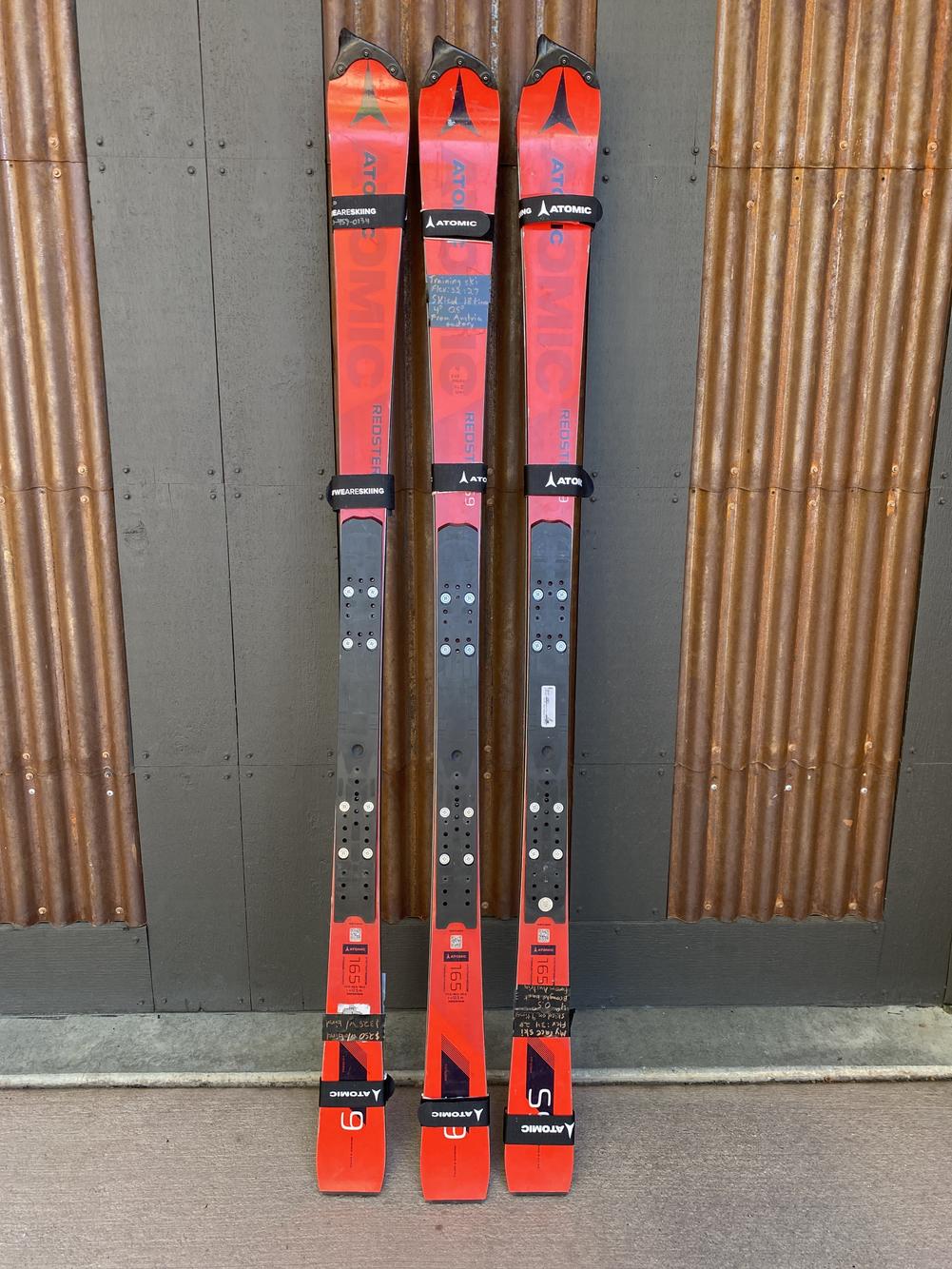 Men's Used Atomic Racing Redster FIS SL Skis Without Bindings