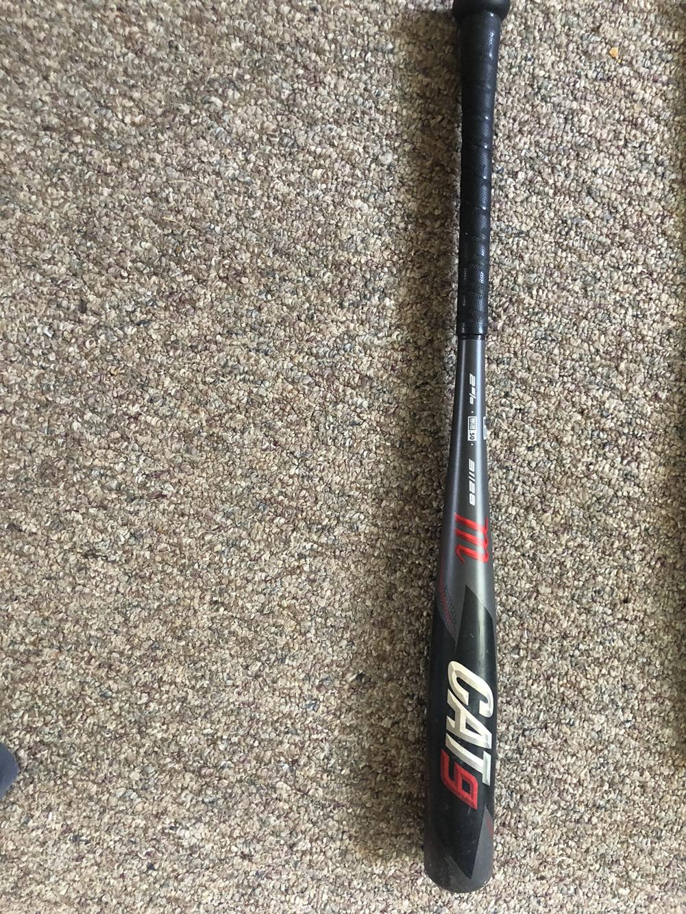Used 2021 Alloy (3) 28 oz 31" Cat 9 Bat SidelineSwap
