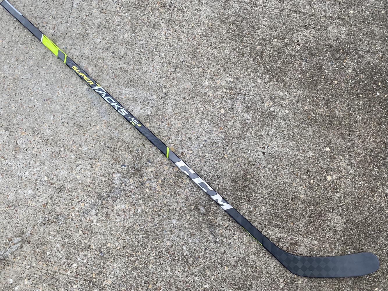 CCM Super Tacks AS3 PRO Pro Stock Hockey Stick Grip 80 Flex Left P90