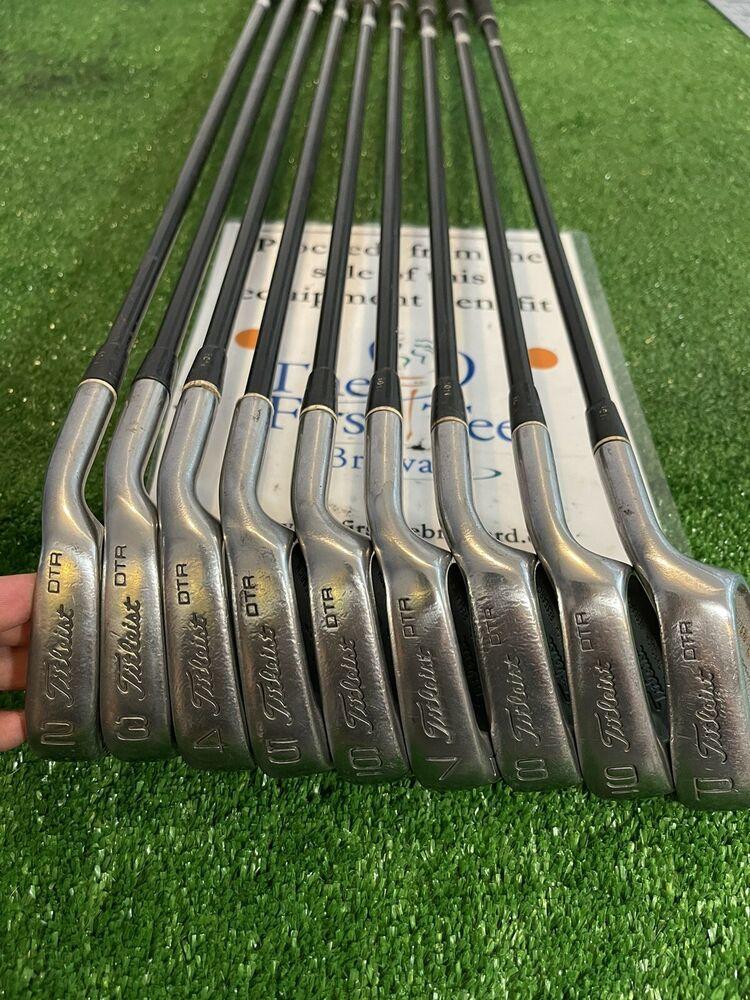 Titleist DTR Irons Set 2PW Irons Regular Graphite shafts