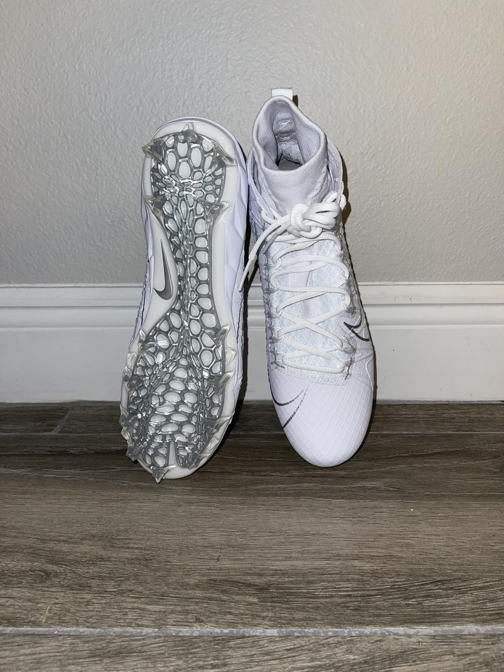 Nike Alpha Huarache 7 Elite Lacrosse Cleats White CJ0224106 Size 10 SidelineSwap