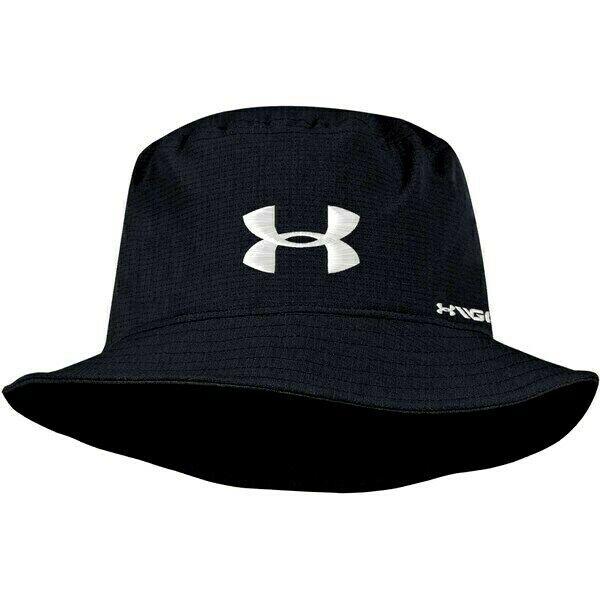 Under Armour UA Golf Airvent Bucket Hat Black/White UH616M Large L/XL