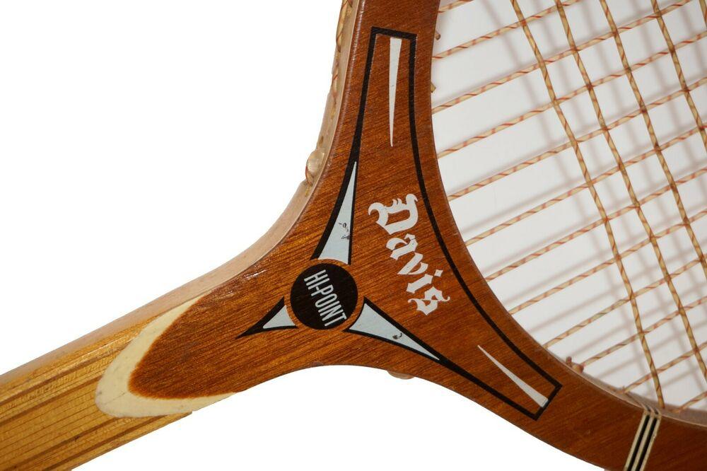 TAD T.A. Davis Co Imperial Wood HiPoint Wooden Tennis Racket 1970