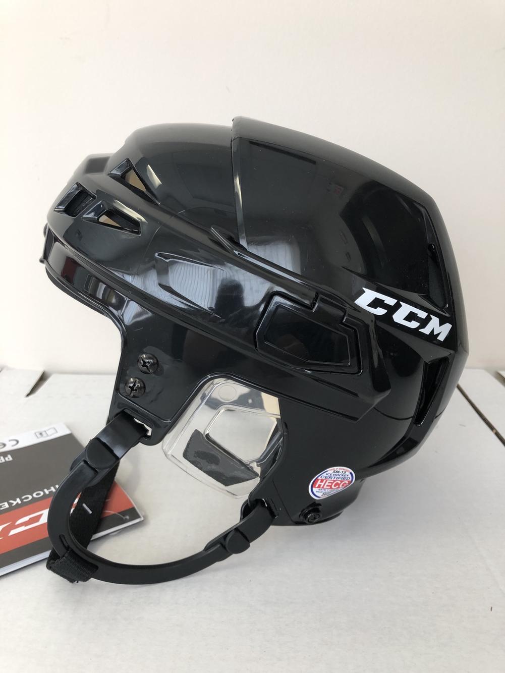 New Senior CCM Vector V08 Hockey Helmet Black Medium Med M vo8 sr