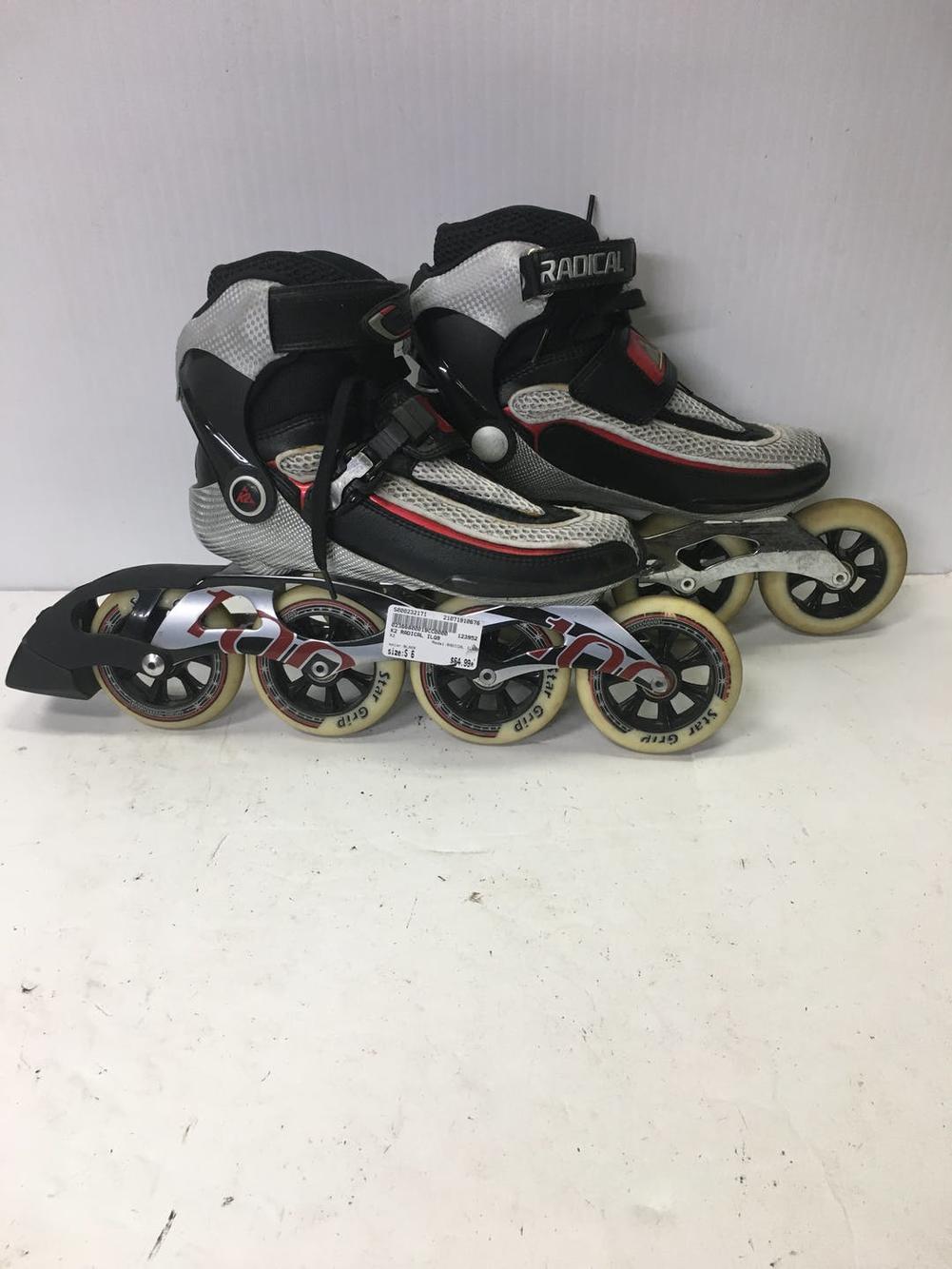 Used K2 Radical Ilq9 Senior 6 Inline Skates Racing SidelineSwap