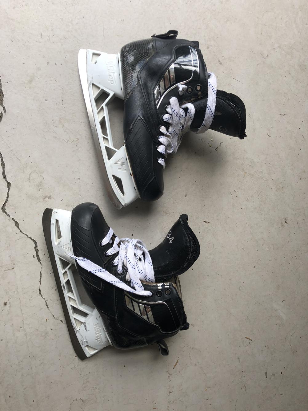 VH hockey goalie two piece skates SidelineSwap