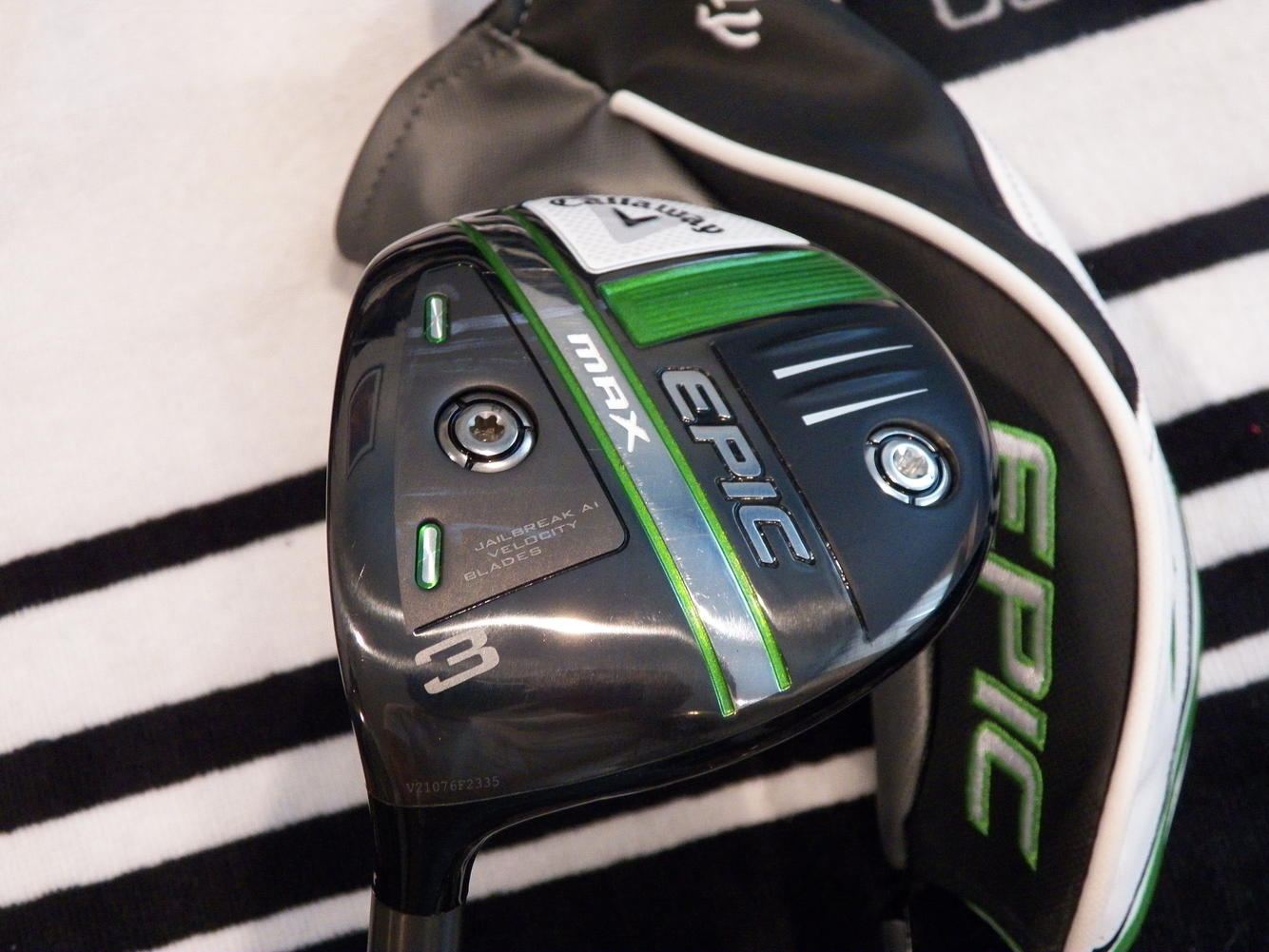 2021 CALLAWAY EPIC MAX GOLF 3WOOD 15* HZRDUS SMOKE 6.0 STIFF