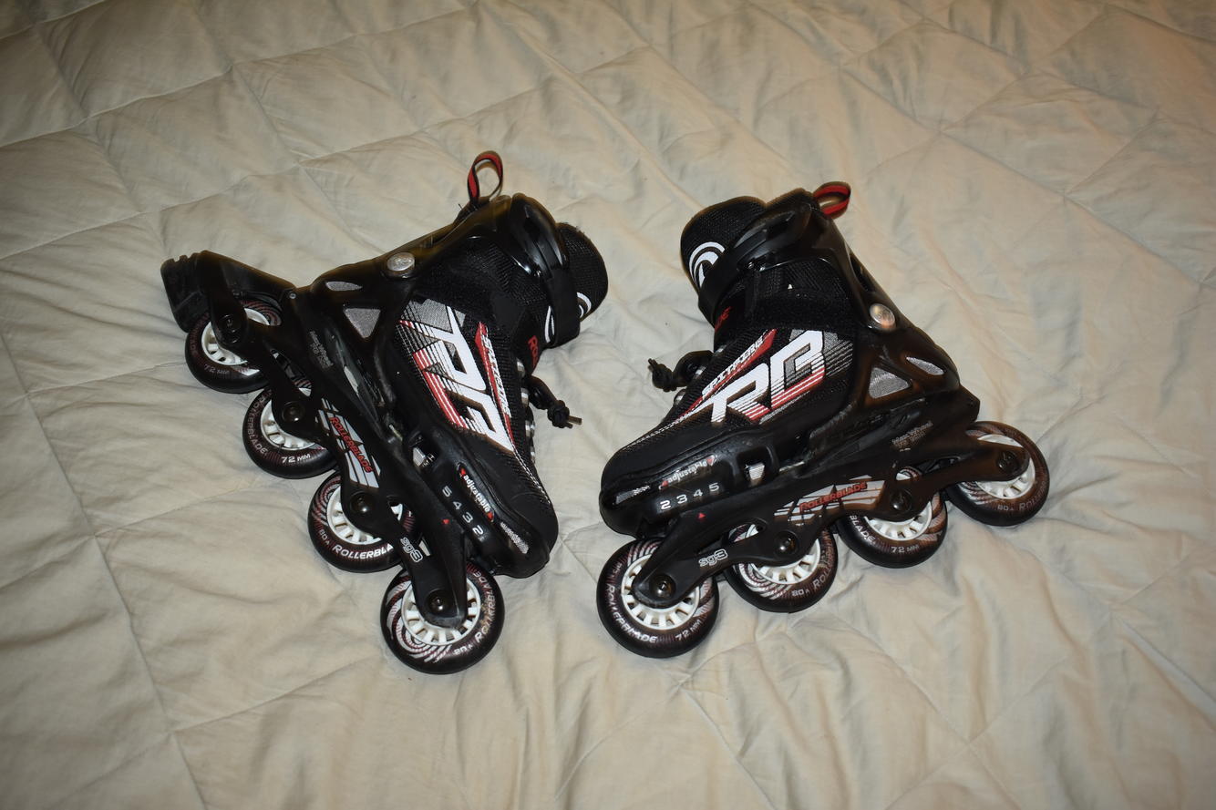 Rollerblade Spitfire XT Inline Skates, Adjustable Size 25 Great
