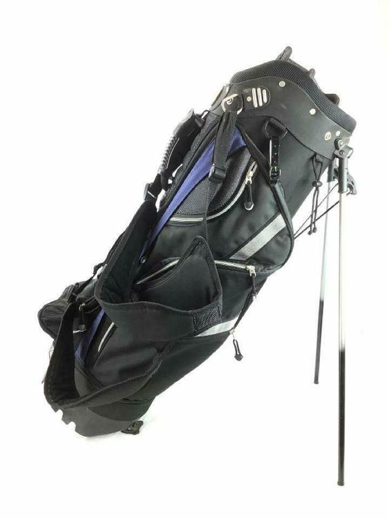 Jack Nicklaus Black Size 7Way Stand Golden Bear Golf Bag SidelineSwap
