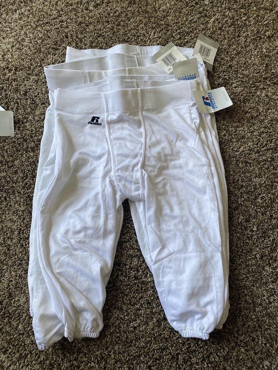 White XL Slotted Football Pants SidelineSwap