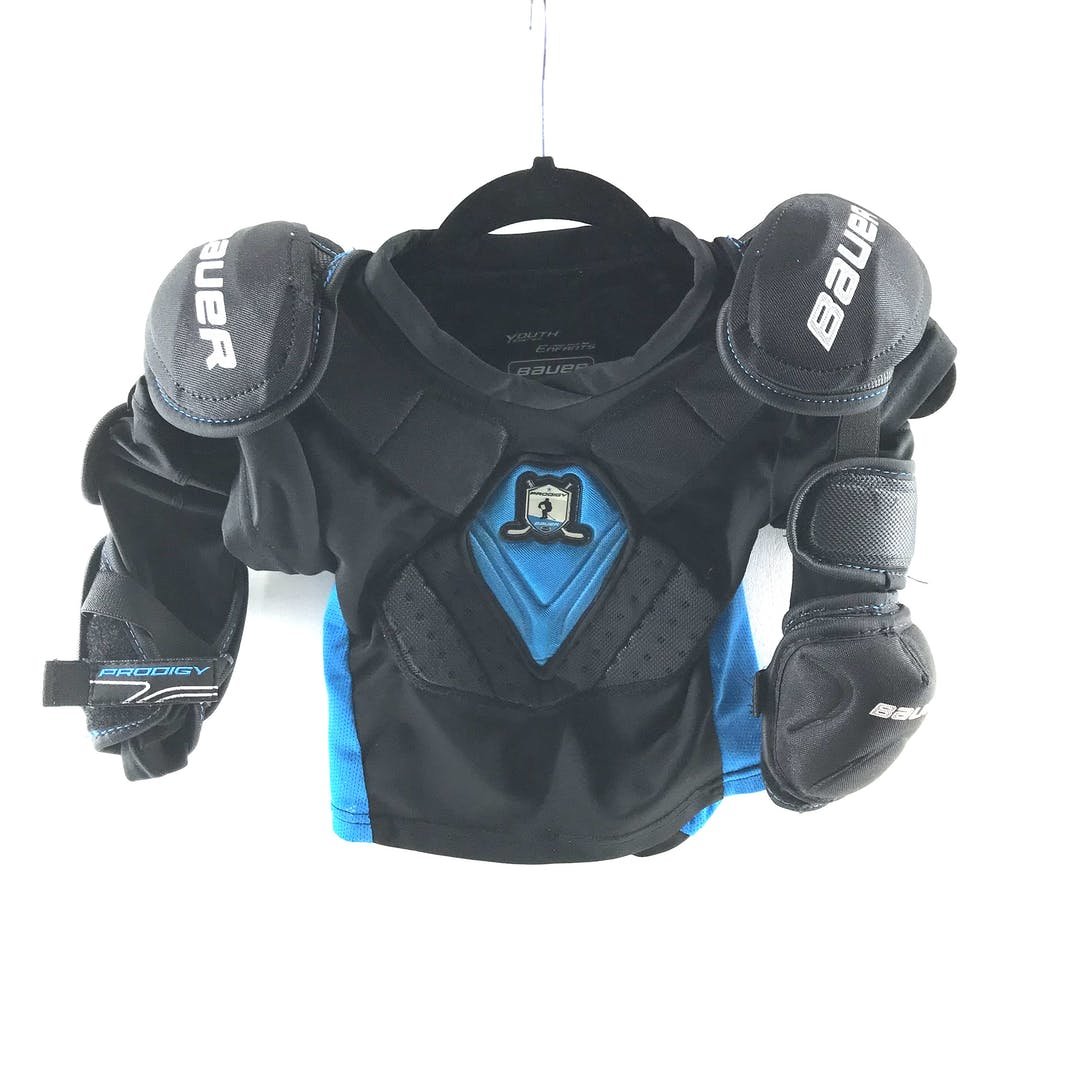 Used Bauer Prodigy Sm Ice Hockey Shoulder Pads SidelineSwap