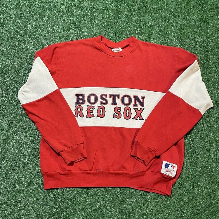 vintage red sox crewneck