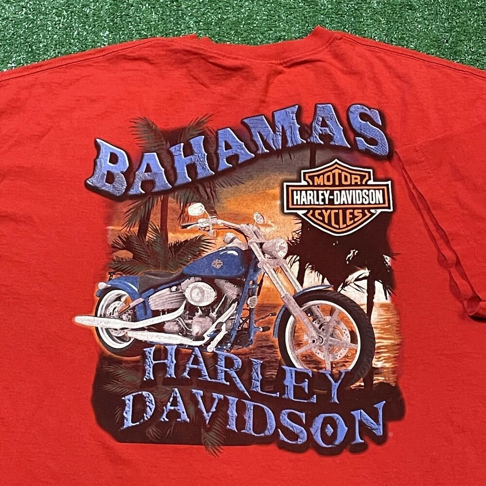 red harley davidson shirt