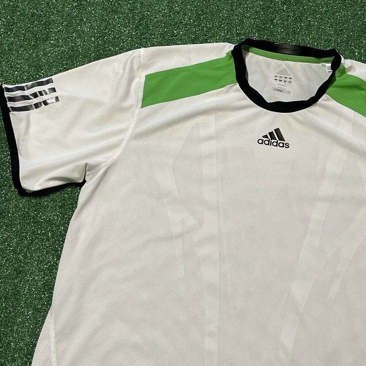 adidas T Shirt Mens 2XL Adult White Jersey Athletic Tee Lightweight Run Gym Logo adidas T Shirt Mens 2XL Adult White Jersey Athletic Tee Lightweight Run Gym Logo
