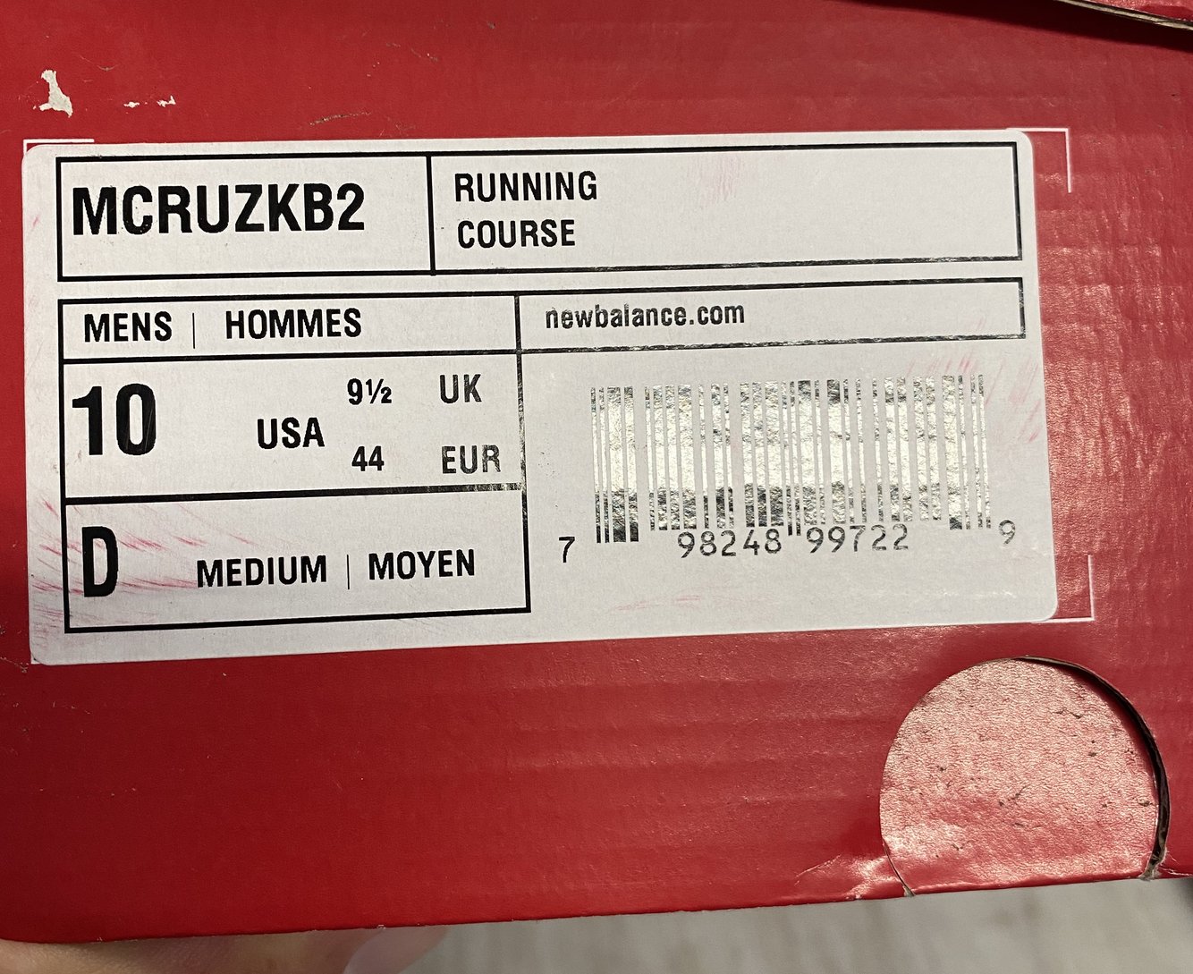 new balance mcruzkb2