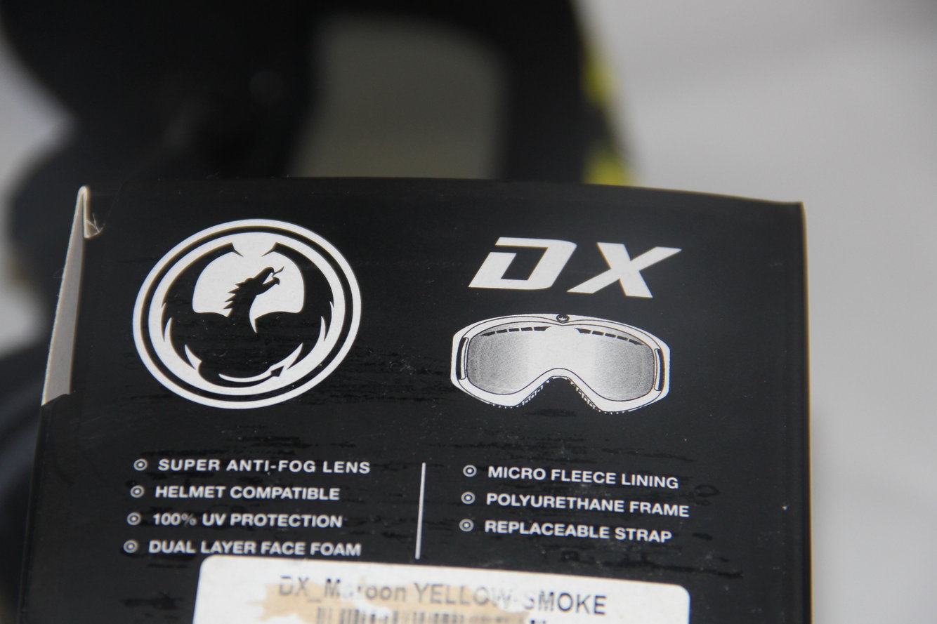 NEW Dragon Alliance DX Ski snowboard Goggles adult small/medium fit NEW
