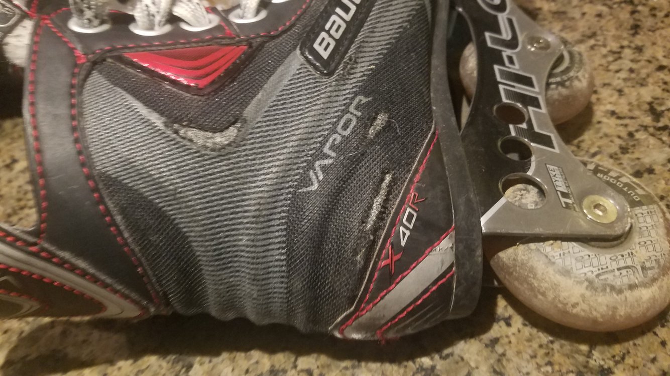 Bauer Youth Inline Skates, used, Regular Width Size 12 SidelineSwap