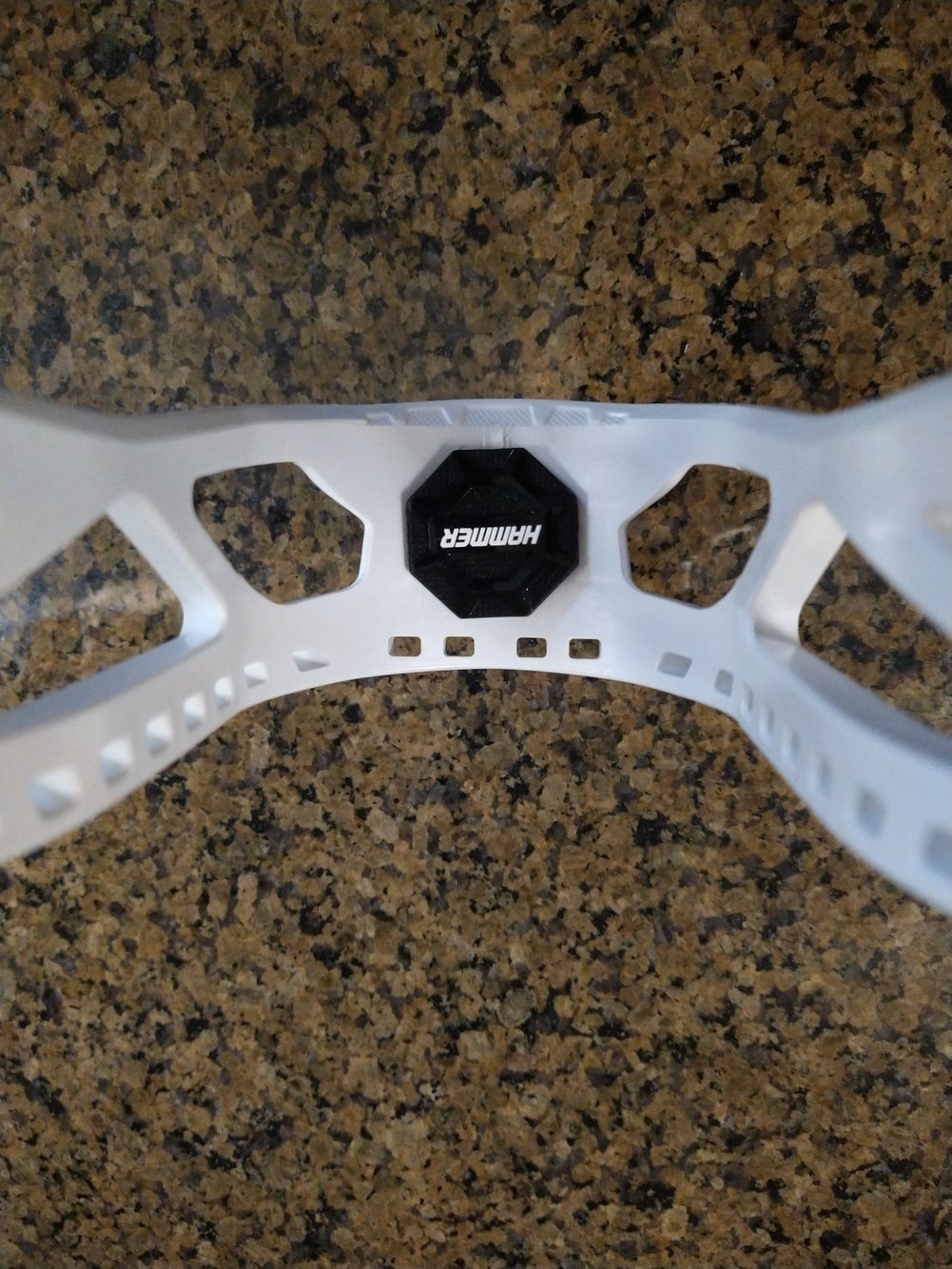 Brand New 'White' STX Unstrung Hammer Omega Lacrosse Head + 1 FREE MESH