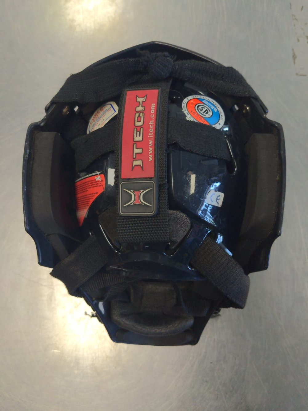 Used Itech Goalie Mask Sm Ice Hockey Goalie Helmets & Masks SidelineSwap