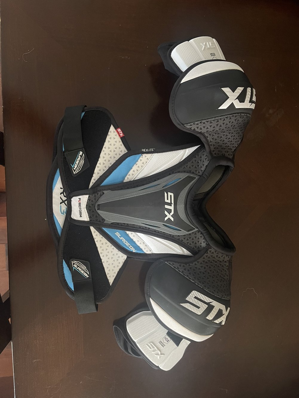 STX Surgeon RX3 ICE HOCKEY Shoulder Pads, Brand New SidelineSwap