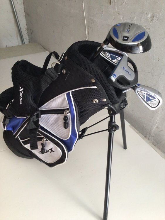 Used Tour X 3 To 5 Lefty Set 5 Piece Graphite Uniflex Golf Club Sets