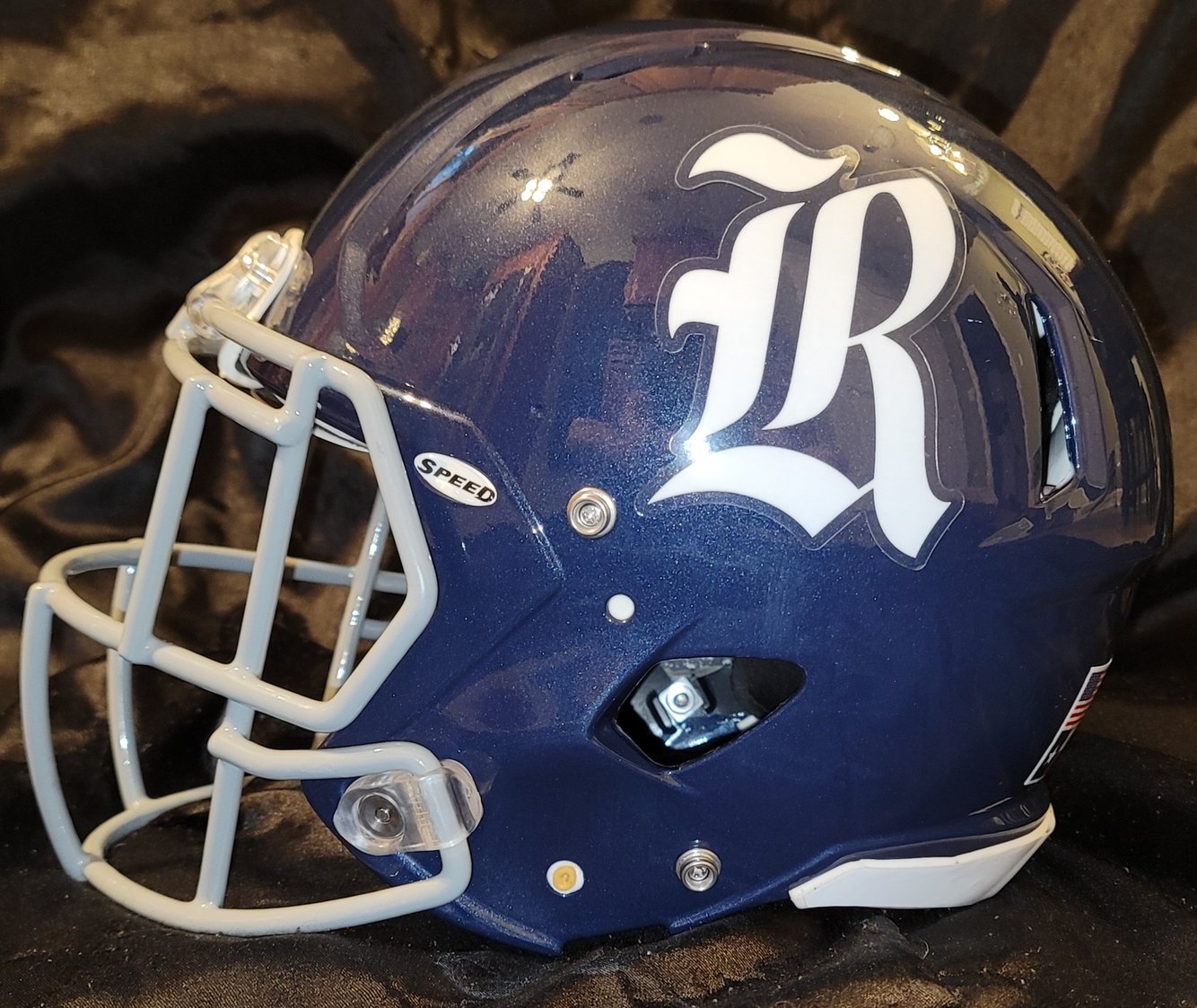 Rice Owls Authentic Football Game Worn Helmet Riddell SPEED Full Size