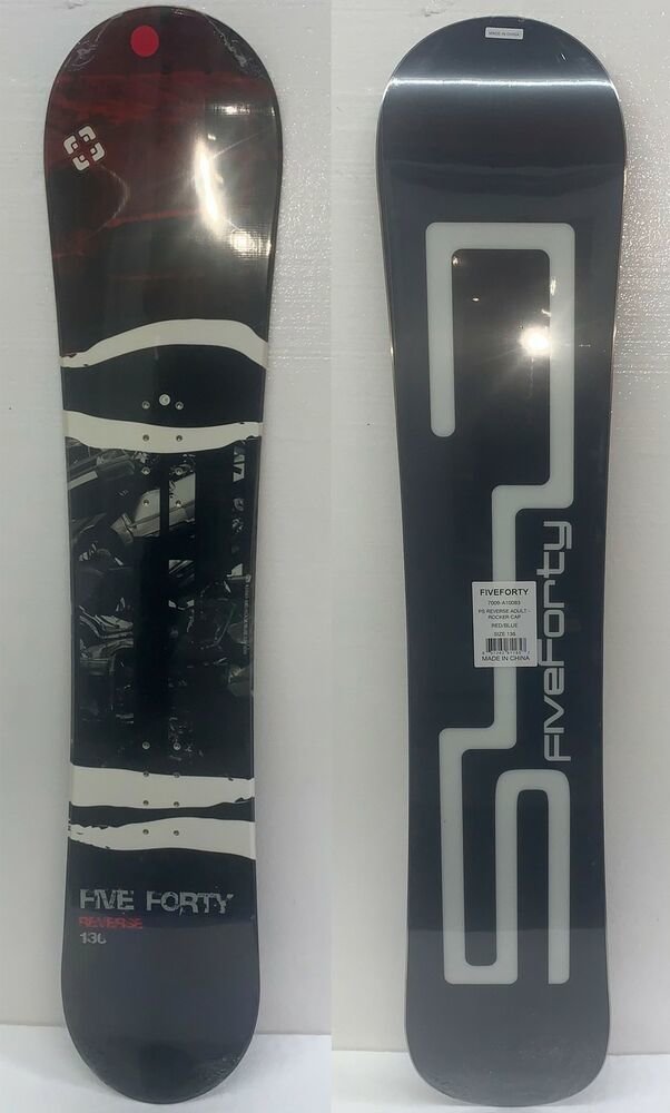 JR TEEN BOYS 540 "REVERSE" FREESTYLE TWIN TIP CAMBER ZERO SNOWBOARD