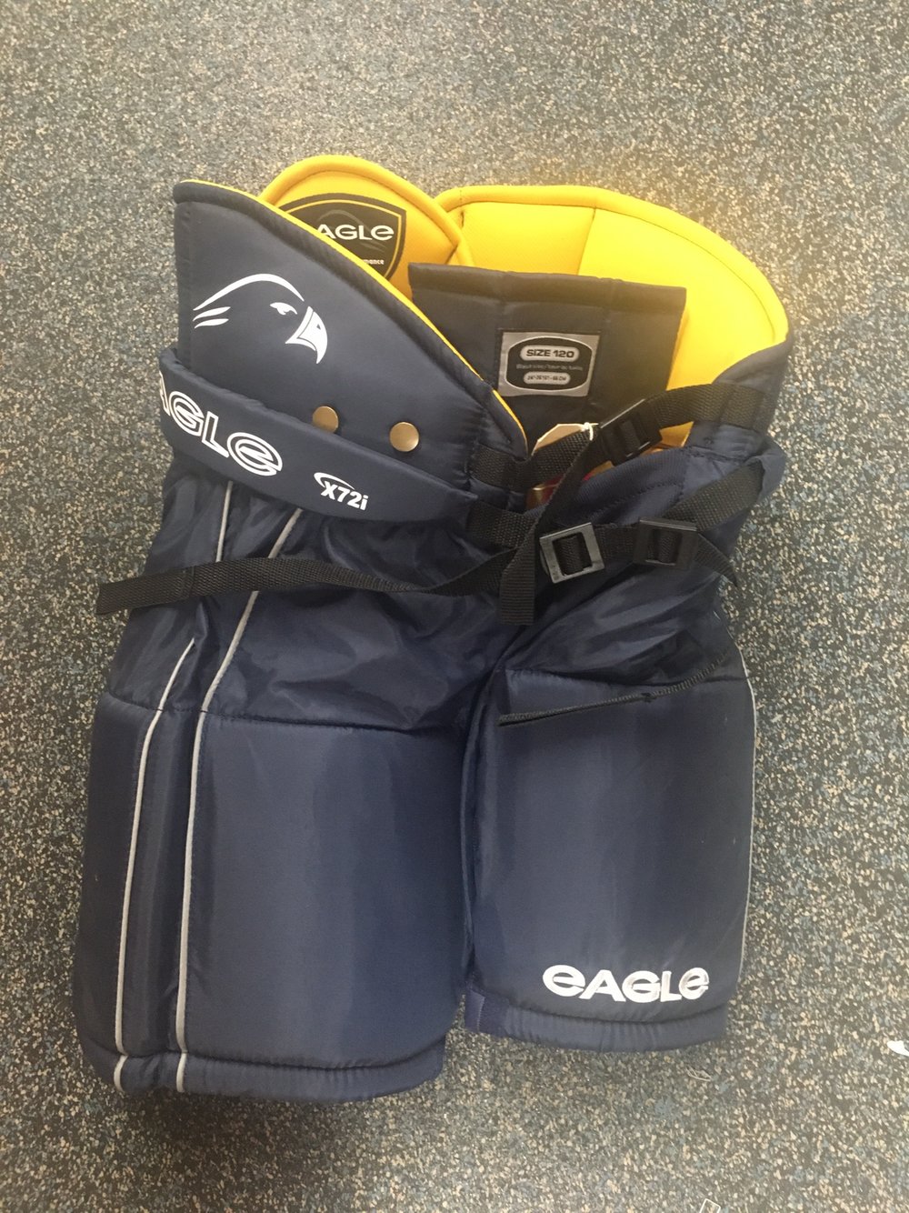 Eagle hockey pants navy jr 120 SidelineSwap
