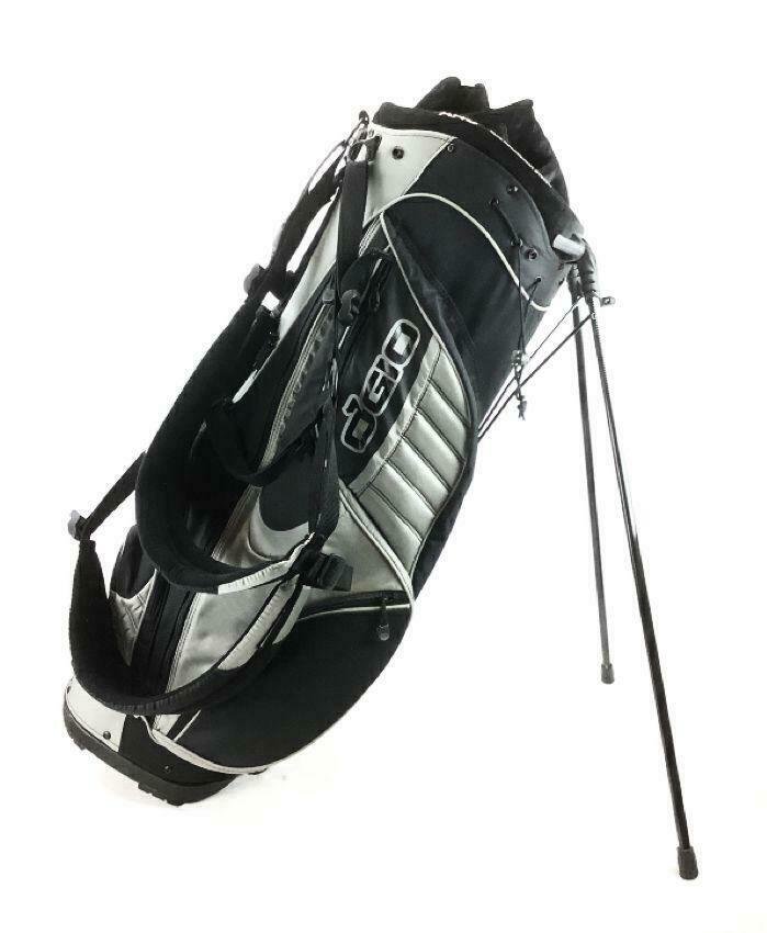 Ogio Vector Black/Gray Size 10Way Arc Club System Stand Golf Bag