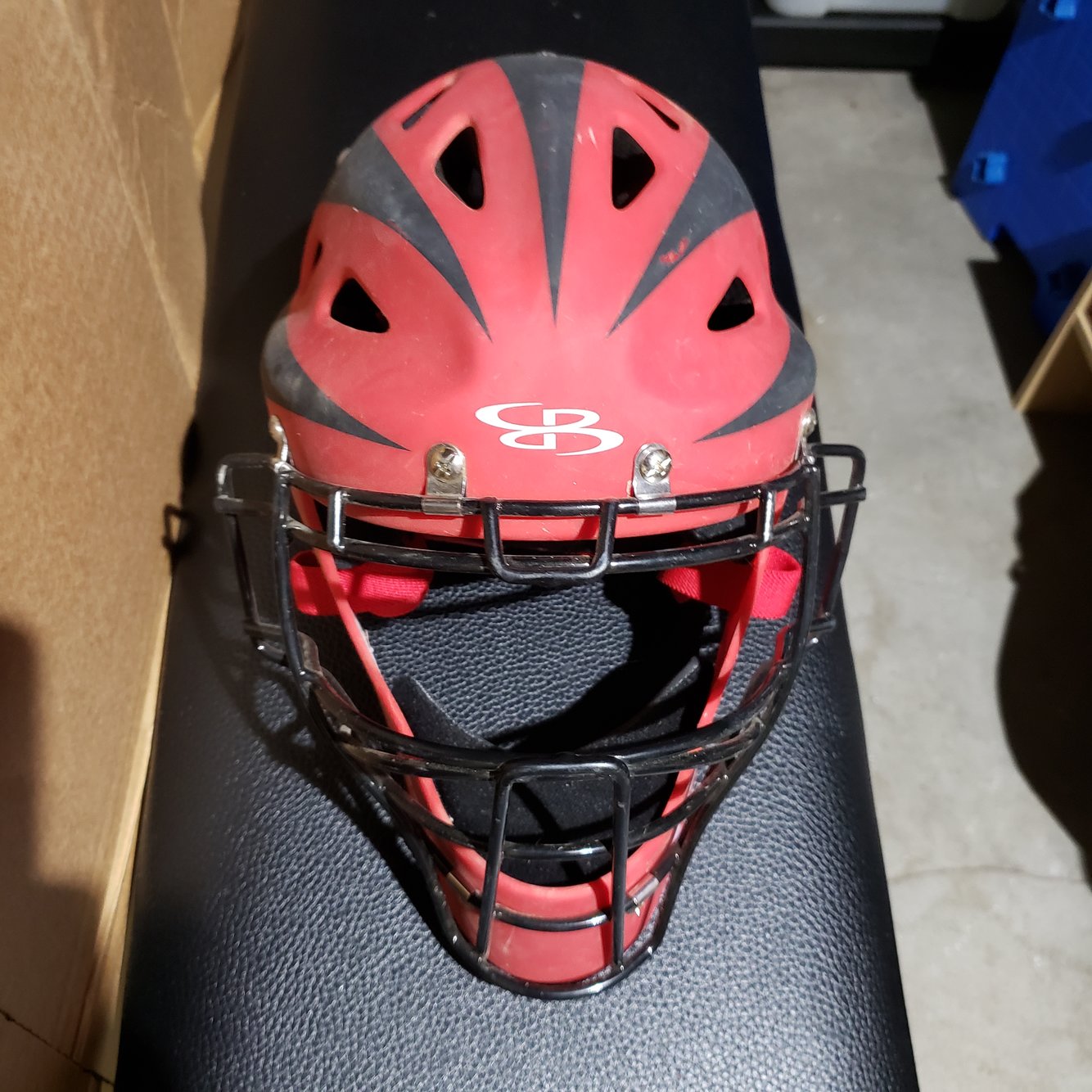 Used Boombah Catcher's Mask size 61/4 7 SidelineSwap
