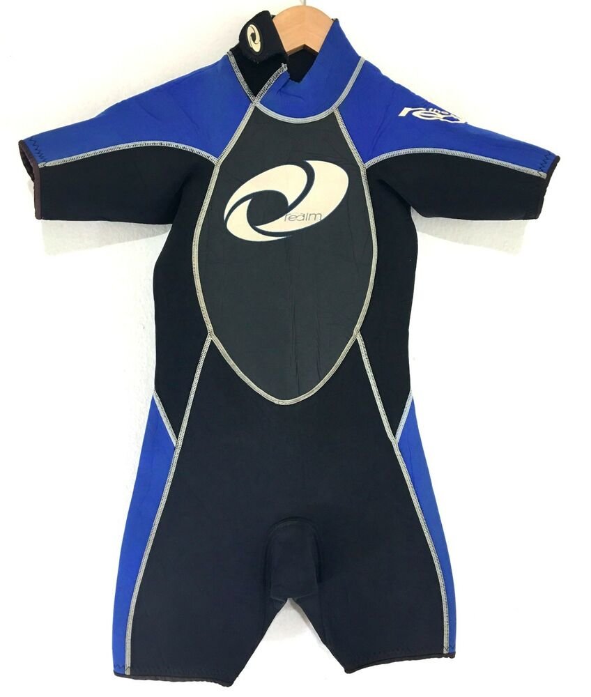 The Realm Childs Spring Shorty Wetsuit Juniors Size 10 Kids Youth
