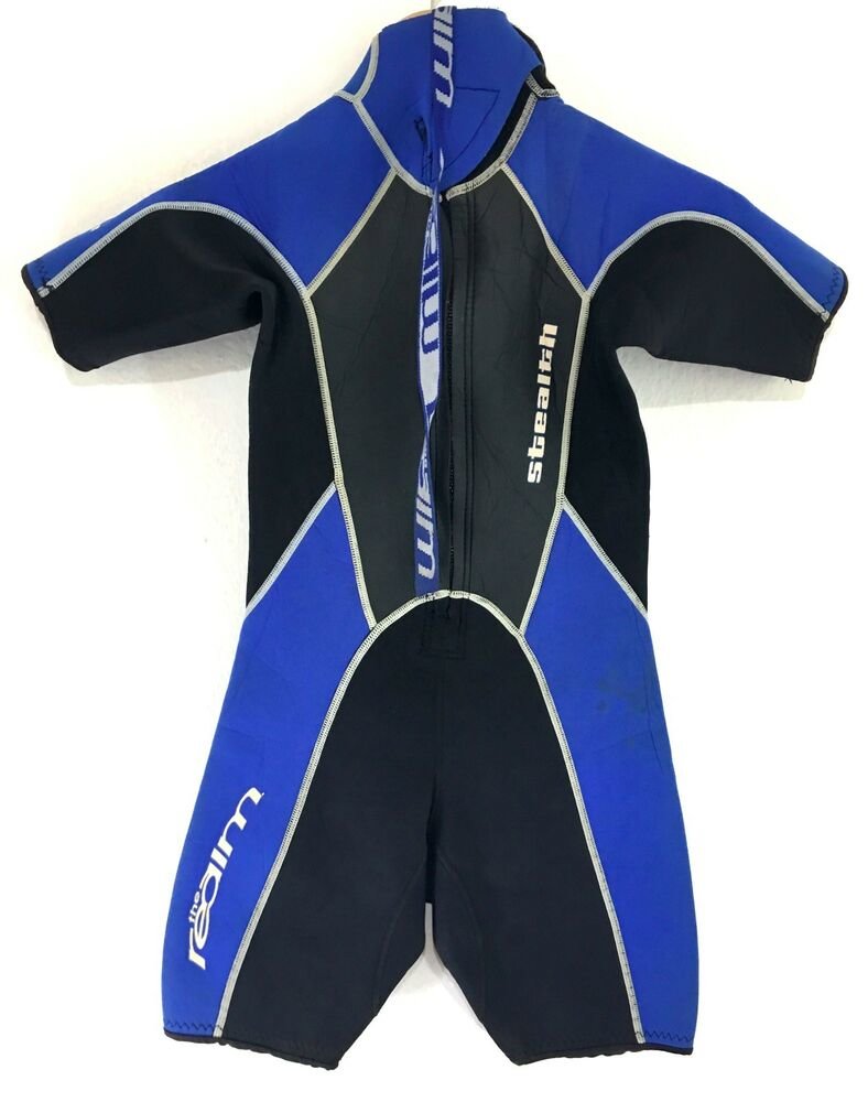 The Realm Childs Spring Shorty Wetsuit Juniors Size 10 Kids Youth